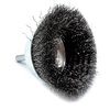 Superior Steel 2" Wire Cup Brush 1/4" Shank - Coarse Crimped Wire 4500 RPM S1841
